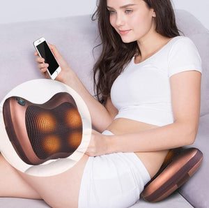 Portable Massage Pillow – Infrared Heat & Shiatsu for Relaxation - PrimaFit