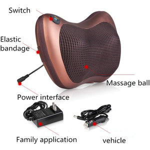 Portable Massage Pillow – Infrared Heat & Shiatsu for Relaxation - PrimaFit