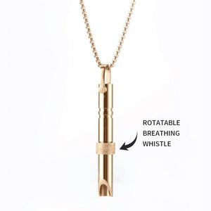 Mindfulness Breathing Necklace | Stress & Anxiety Relief Pendant - PrimaFit