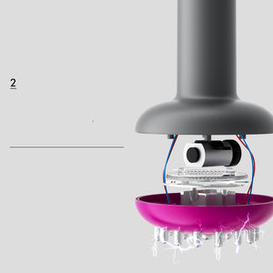 Electric Meridian Massager – EMS Microcurrent Vibration & Heat Therapy Guasha Brush - PrimaFit