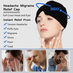 Migraine Relief Cap - Soothing Hot & Cold Therapy - PrimaFit