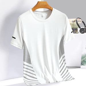 Men's Summer Ice Silk Running T-shirt - Stay Cool! - PrimaFit