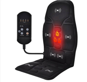 Portable Vibrating Heat Therapy Massage Mattress – Full-Body Relaxation - PrimaFit