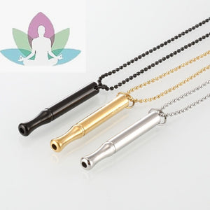 Mindfulness Breathing Necklace | Anxiety & Stress Relief Tool | Smoking Aid - PrimaFit