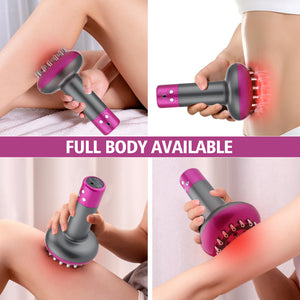 Electric Meridian Massager – EMS Microcurrent Vibration & Heat Therapy Guasha Brush - PrimaFit