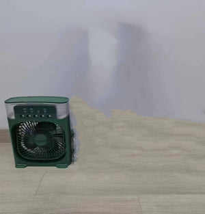 Portable 3-in-1 Air Cooler – Fan, Humidifier & LED Night Light - PrimaFit