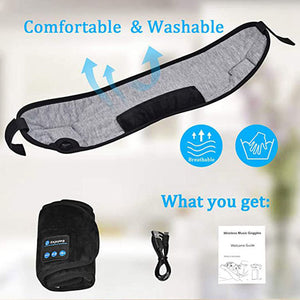 Bluetooth Sports Sleep Mask β Relaxing & Portable - PrimaFit