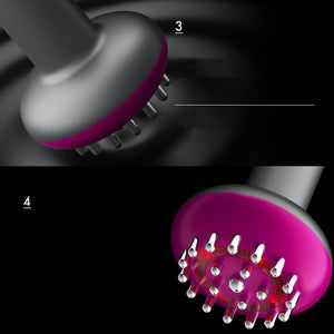 Electric Meridian Massager – EMS Microcurrent Vibration & Heat Therapy Guasha Brush - PrimaFit