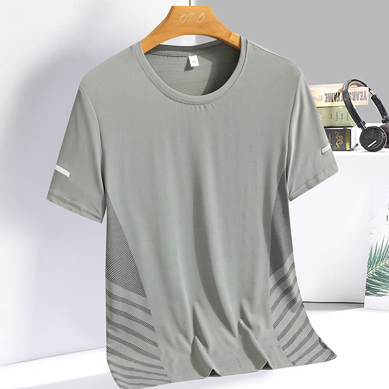 Men's Summer Ice Silk Running T-shirt - Stay Cool! - PrimaFit