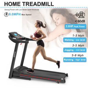 Fitshow App Foldable Treadmill with Incline | Folding Treadmill For Home Workout - PrimaFit