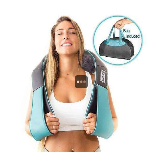 Deep Kneading Shiatsu Massager With Heat – Neck & Shoulder Tension Relief - PrimaFit