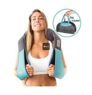 Deep Kneading Shiatsu Massager With Heat – Neck & Shoulder Tension Relief - PrimaFit