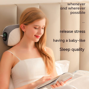 Cervical Vibration Massage Pillow - Adjustable Temperature Control - PrimaFit
