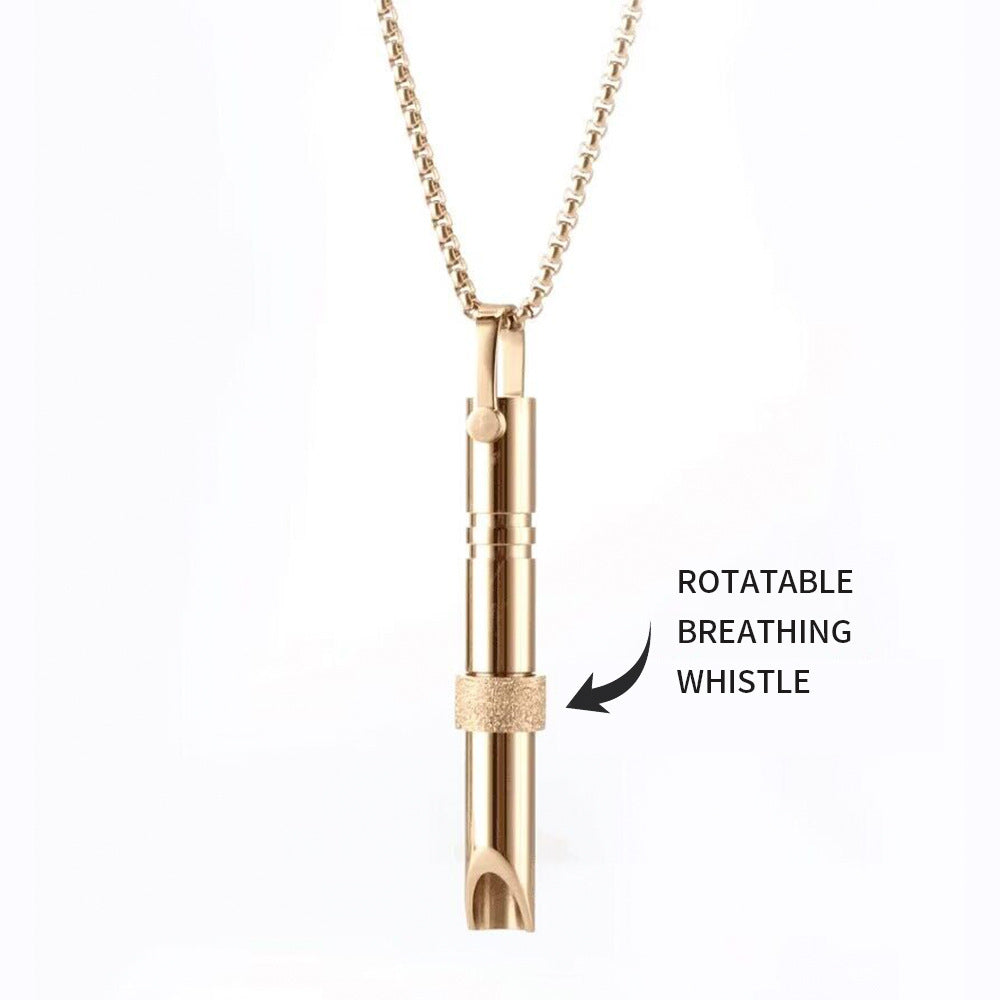 Mindfulness Breathing Necklace | Stress & Anxiety Relief Pendant - PrimaFit