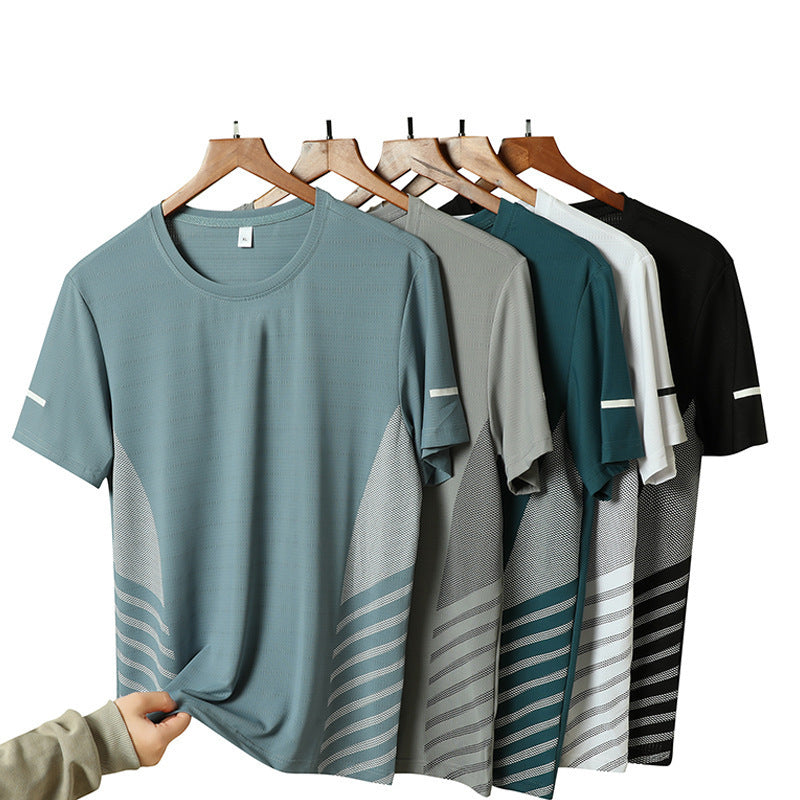 Men's Summer Ice Silk Running T-shirt - Stay Cool! - PrimaFit