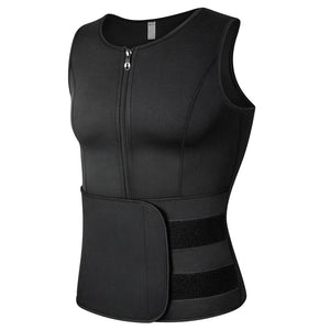 Men's Sweat Vest Sauna Suit – Waist Trainer for Weight Loss & Shaping (S-3XL)