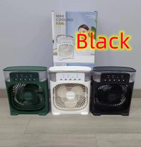 Portable 3-in-1 Air Cooler – Fan, Humidifier & LED Night Light - PrimaFit