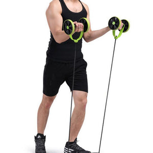 Ab Wheel Double Roller – Multifunctional Core & Abs Exercise Equipment - PrimaFit