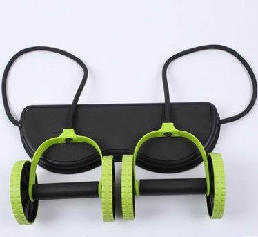 Ab Wheel Double Roller – Multifunctional Core & Abs Exercise Equipment - PrimaFit