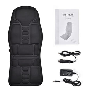 Portable Vibrating Heat Therapy Massage Mattress – Full-Body Relaxation - PrimaFit