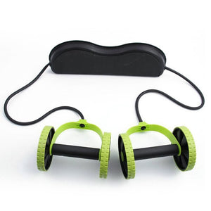 Ab Wheel Double Roller – Multifunctional Core & Abs Exercise Equipment - PrimaFit
