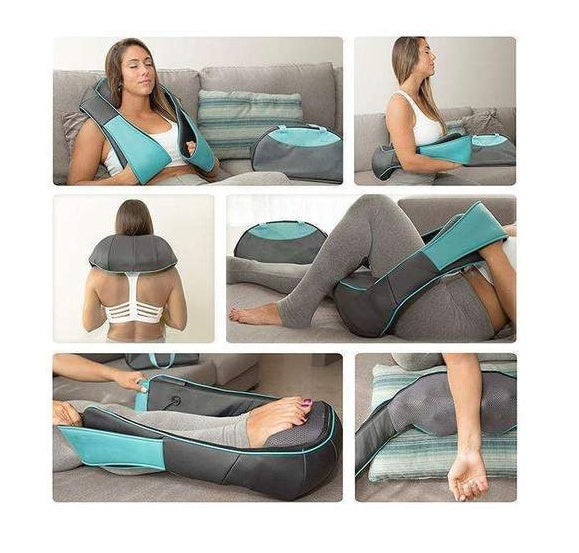 Deep Kneading Shiatsu Massager With Heat – Neck & Shoulder Tension Relief - PrimaFit