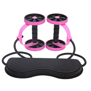 Ab Wheel Double Roller – Multifunctional Core & Abs Exercise Equipment - PrimaFit