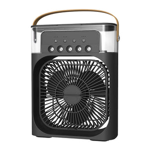 Portable 3-in-1 Air Cooler – Fan, Humidifier & LED Night Light - PrimaFit