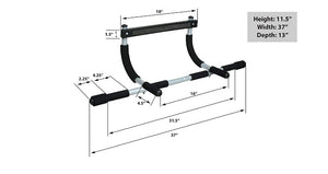 Portable Pull-Up Bar for Doorway – No-Drill Home Workout Solution - PrimaFit