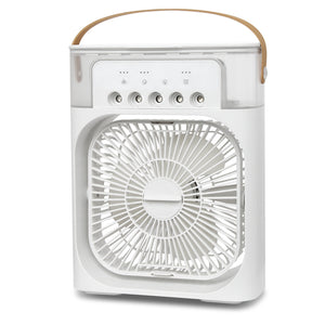 Portable 3-in-1 Air Cooler – Fan, Humidifier & LED Night Light - PrimaFit