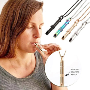 Mindfulness Breathing Necklace | Stress & Anxiety Relief Pendant - PrimaFit